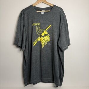 Minnesota Vikings NFL Team Apparel TX3 Cool Gray Performance Shirt‎ 3XL